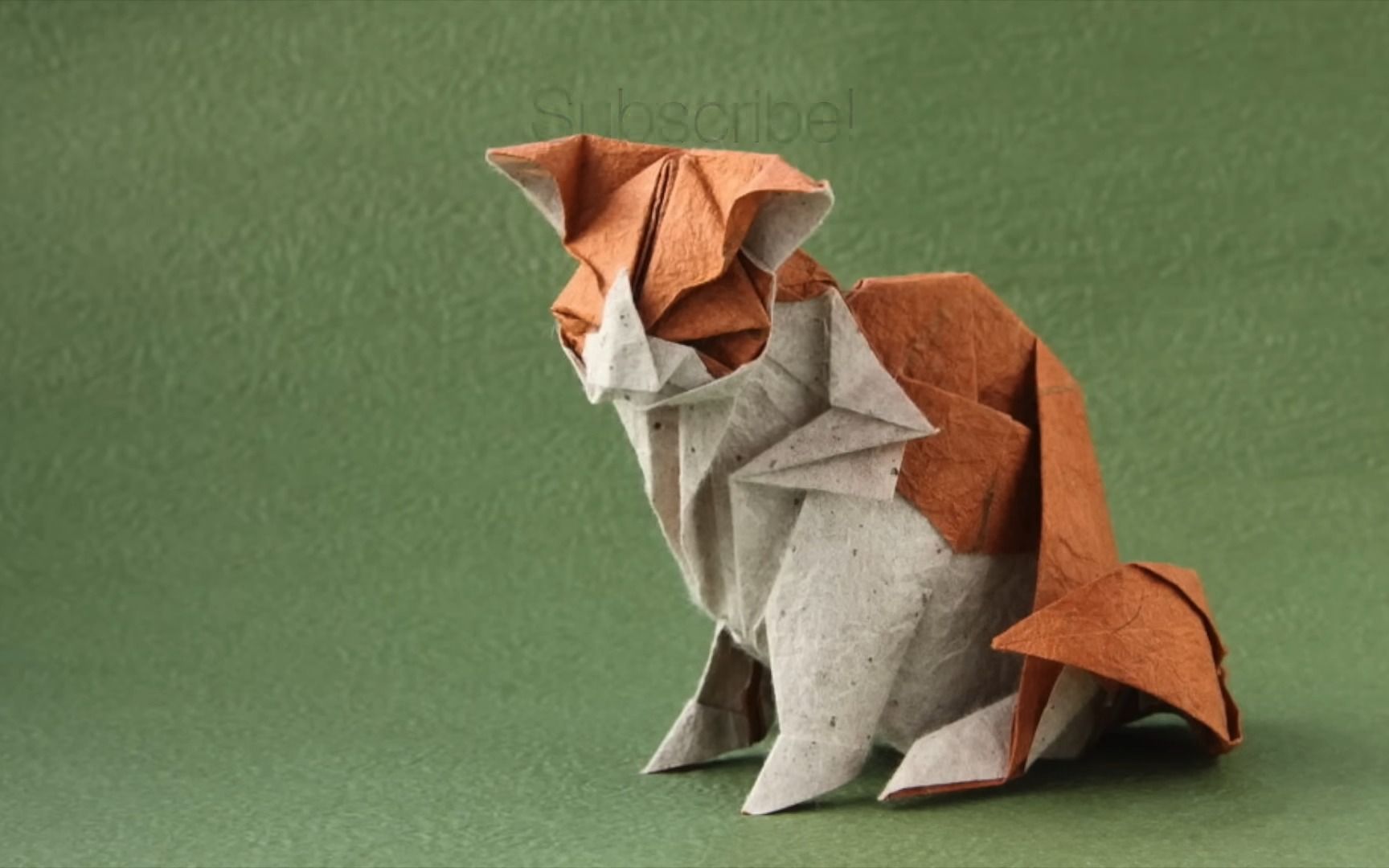 【JM's Origami】猫咪折纸教程Origami cat by Katsuta Kyohei哔哩哔哩bilibili