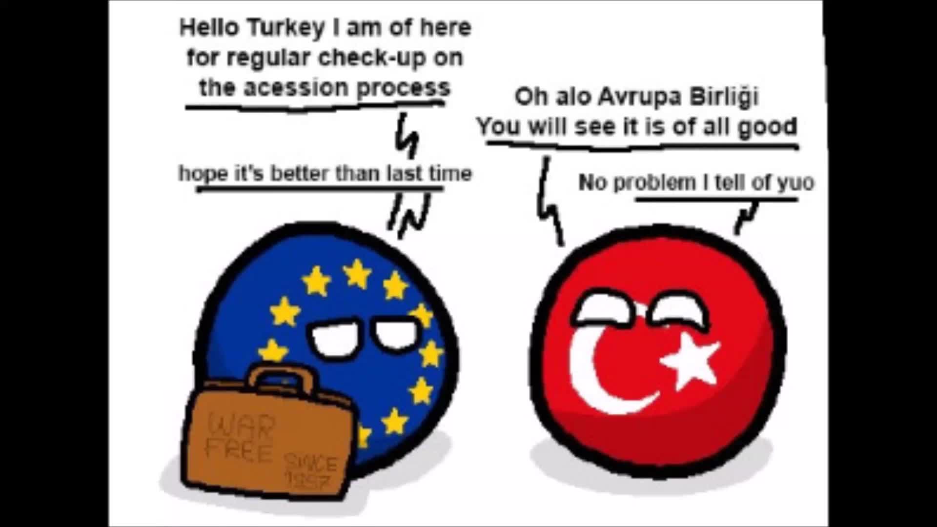 波兰球土耳其不能加入欧盟turkeycannotintoeu