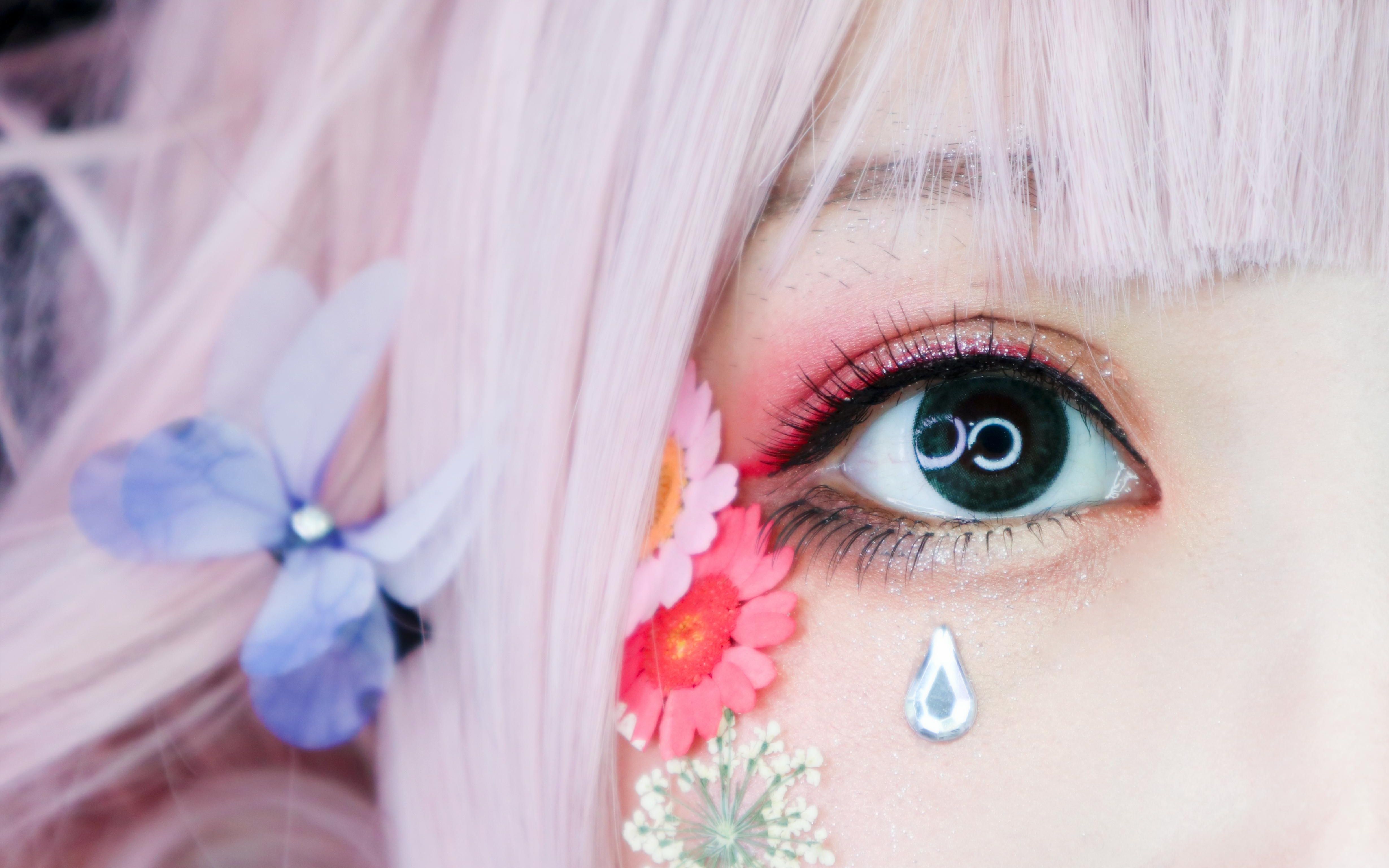 花知晓丨花瓣仙气妆丨lolita妆面丨不看后悔丨粉色系