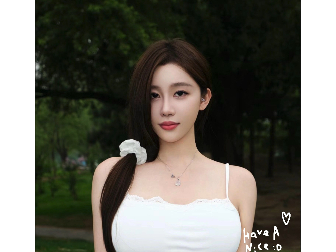 【户外美图】白裙少女|清新脱俗