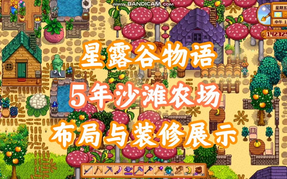 星露谷物语沙滩农场完结奇葩布局与装修展示无mod