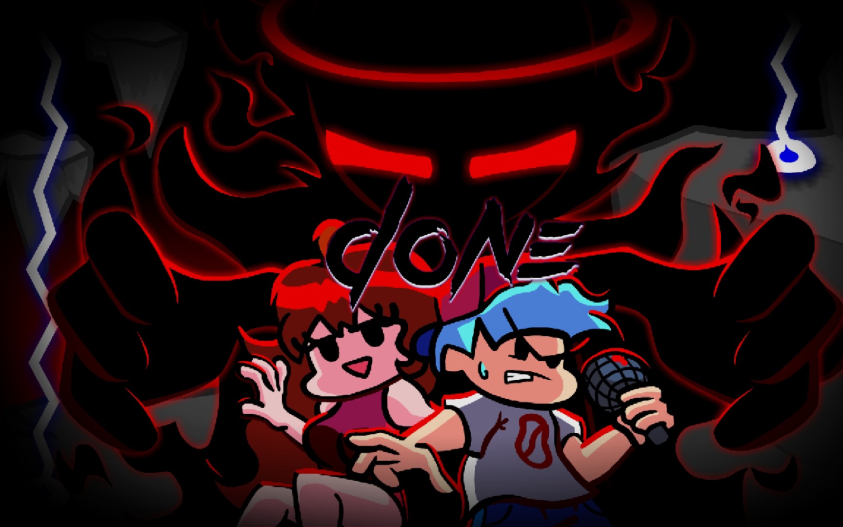 手机fnf 优质模组 黑火艾迪特 二阶段困难过