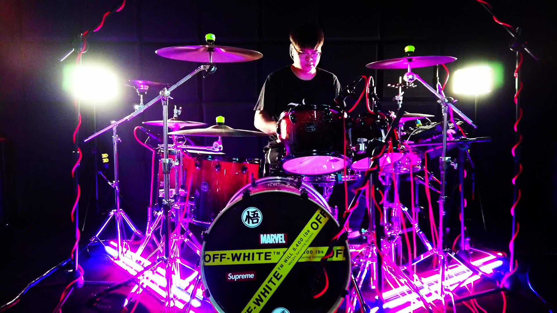 【架子鼓】野性猫女-三角魔方乐队 mgd鼓手,三角魔方乐队鼓手 晋泊翔