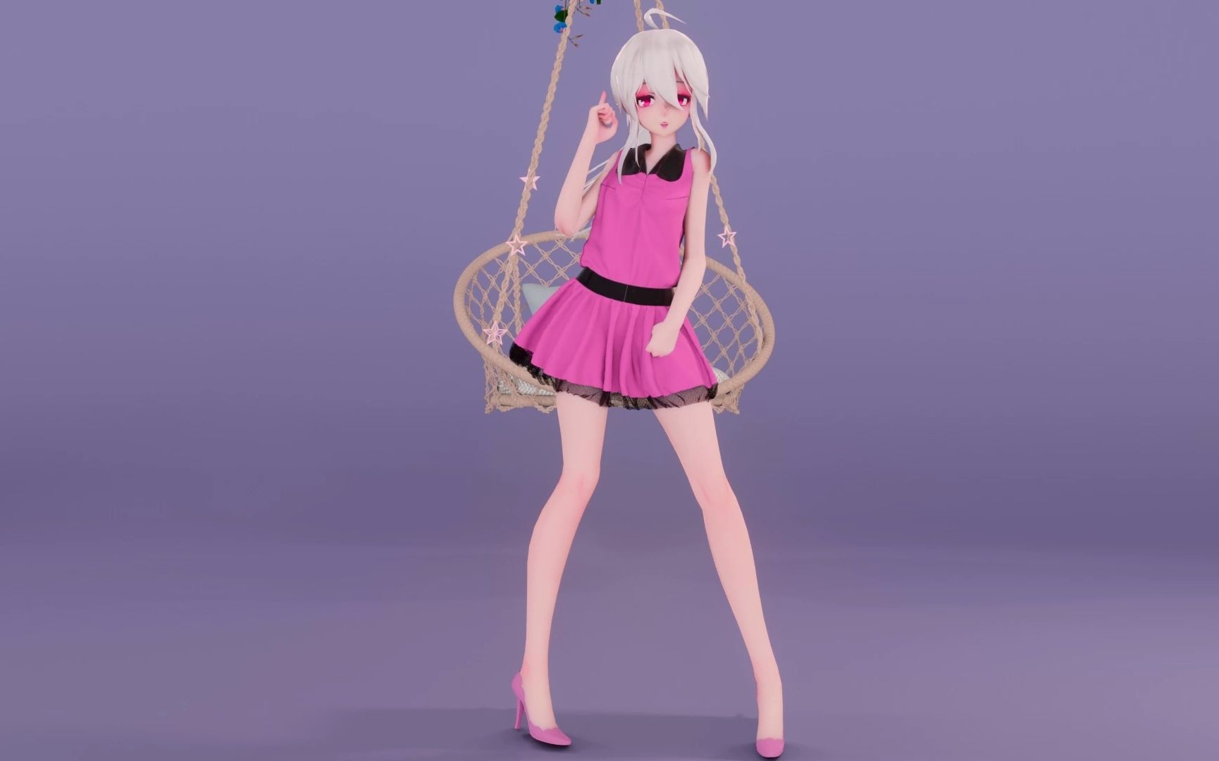 【全面屏/弱音mmd】lilac