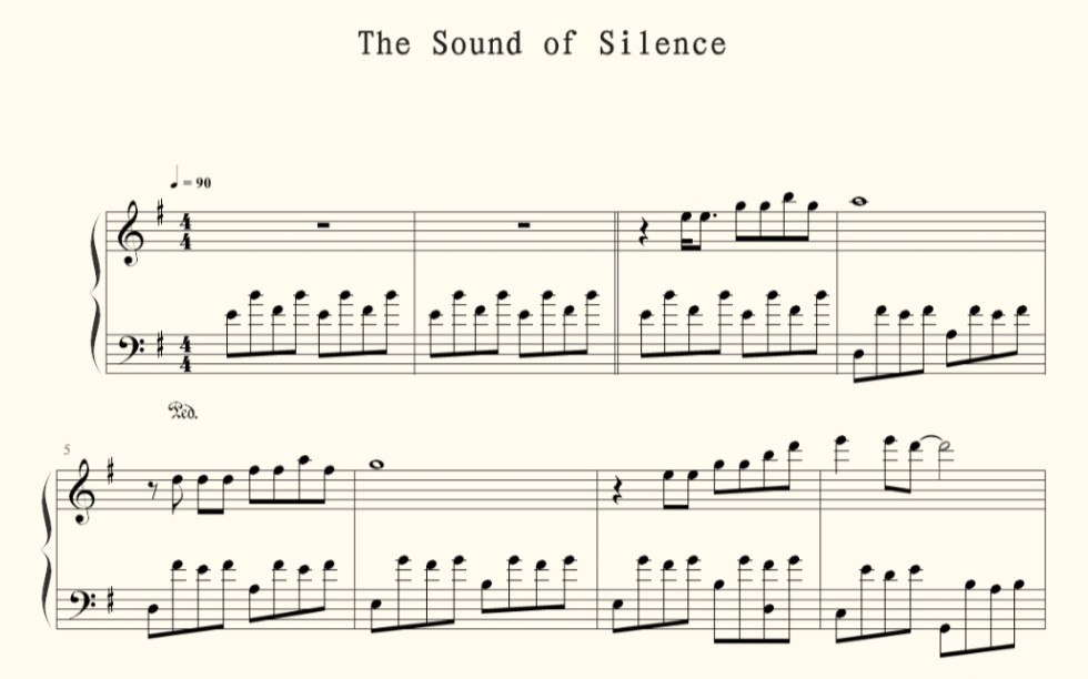 [图]【钢琴】《The Song of Silence》