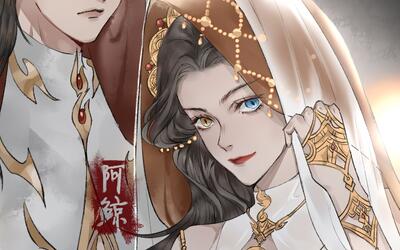 【板绘】喵哥喵姐上色过程