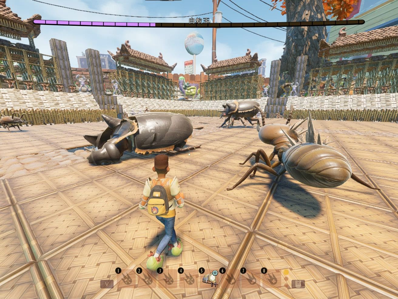 【禁闭求生】斗兽场系列第73期|2只白蚁王对战2只黑牛甲虫