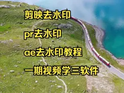 Download Video: 剪映去水印，pr去水印，ae去水印教程，一期视频学三软件