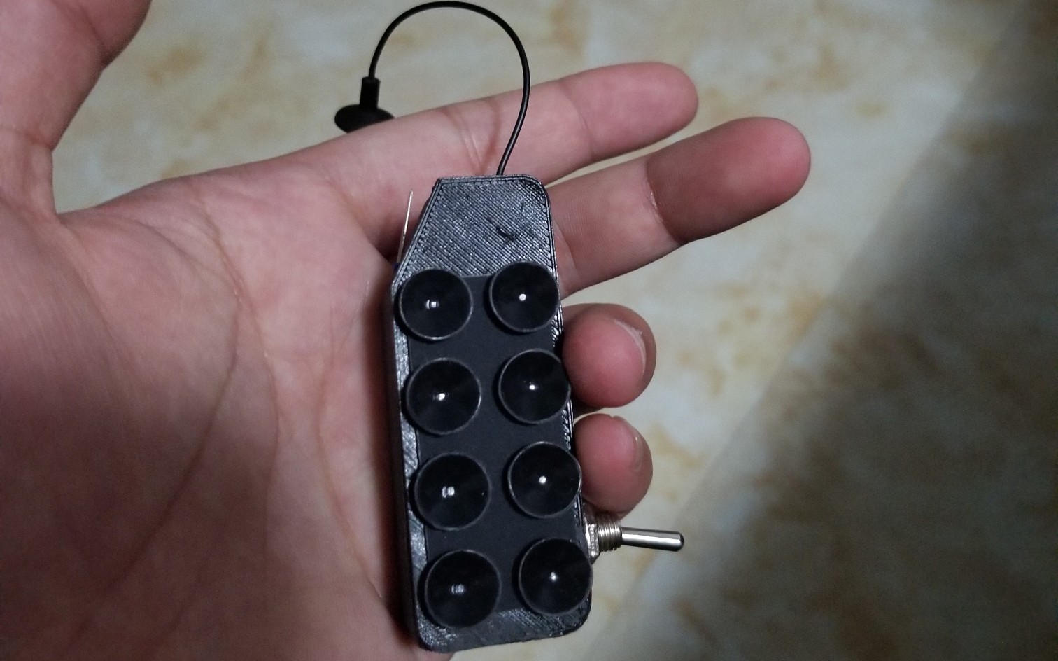 自制展示吃鸡连发小神器m16速点枪托