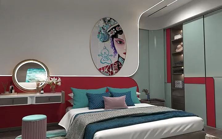 国潮卧室无主灯设计系列!