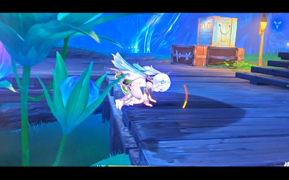 原神清夏乐园地上爬bug?