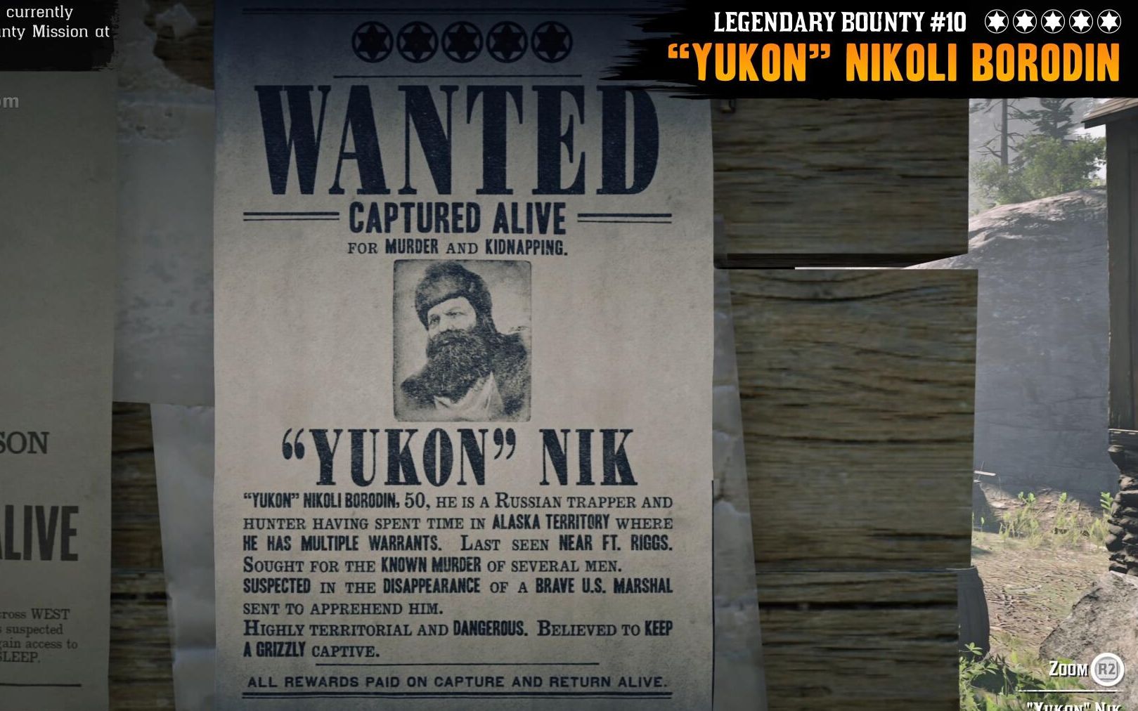 [图]Red Dead Online Legendary Bounty 10 - Yukon Nik (5-Star Difficulty - Solo)