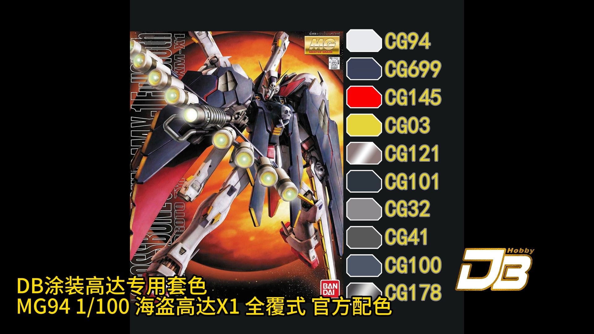 mg94 海盗高达x1 全覆式 官方配色