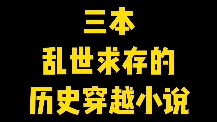 三本乱世求存的历史穿越小说#网文#小说哔哩哔哩bilibili