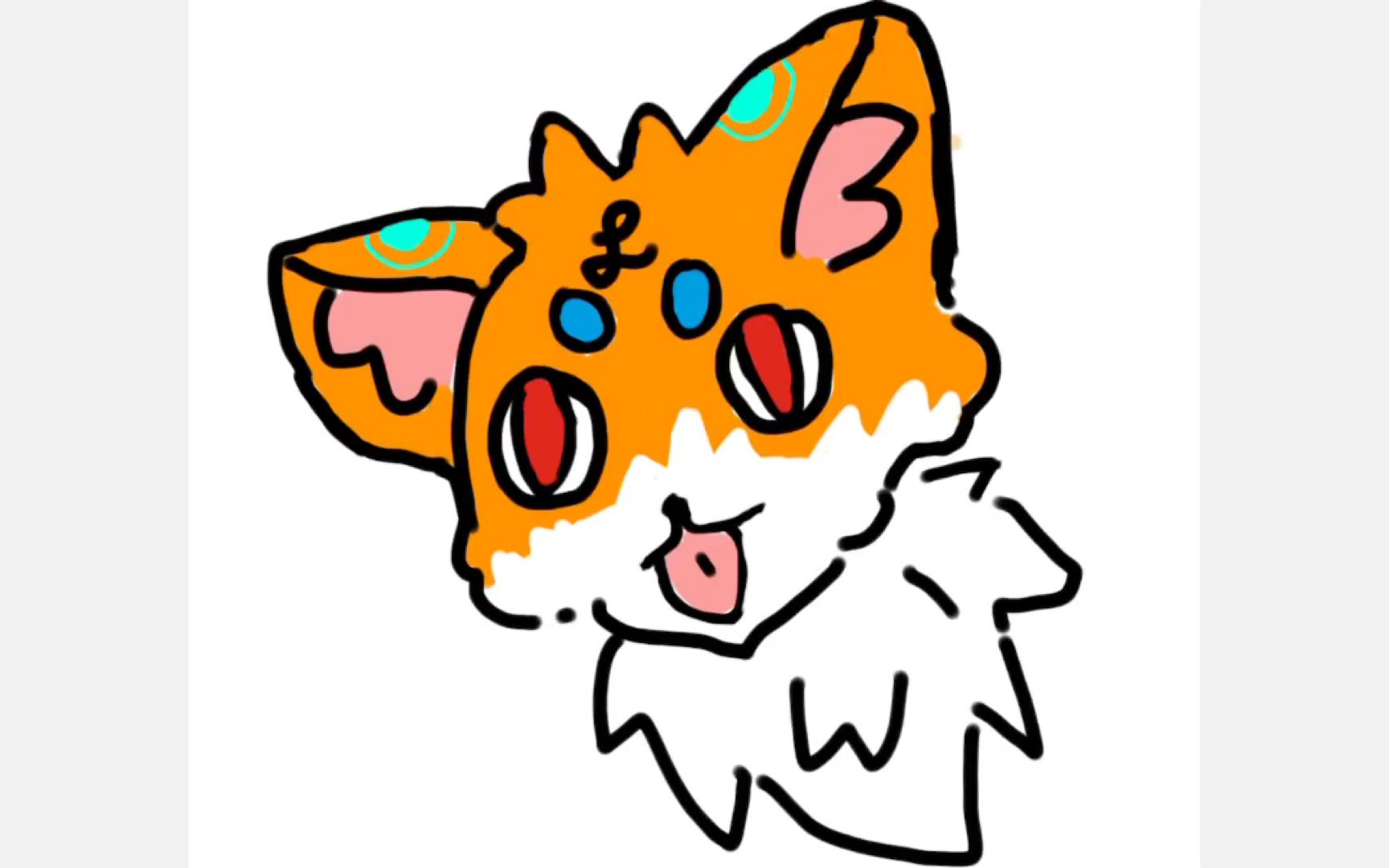 画的新的一个兽头,请大家给给建议!