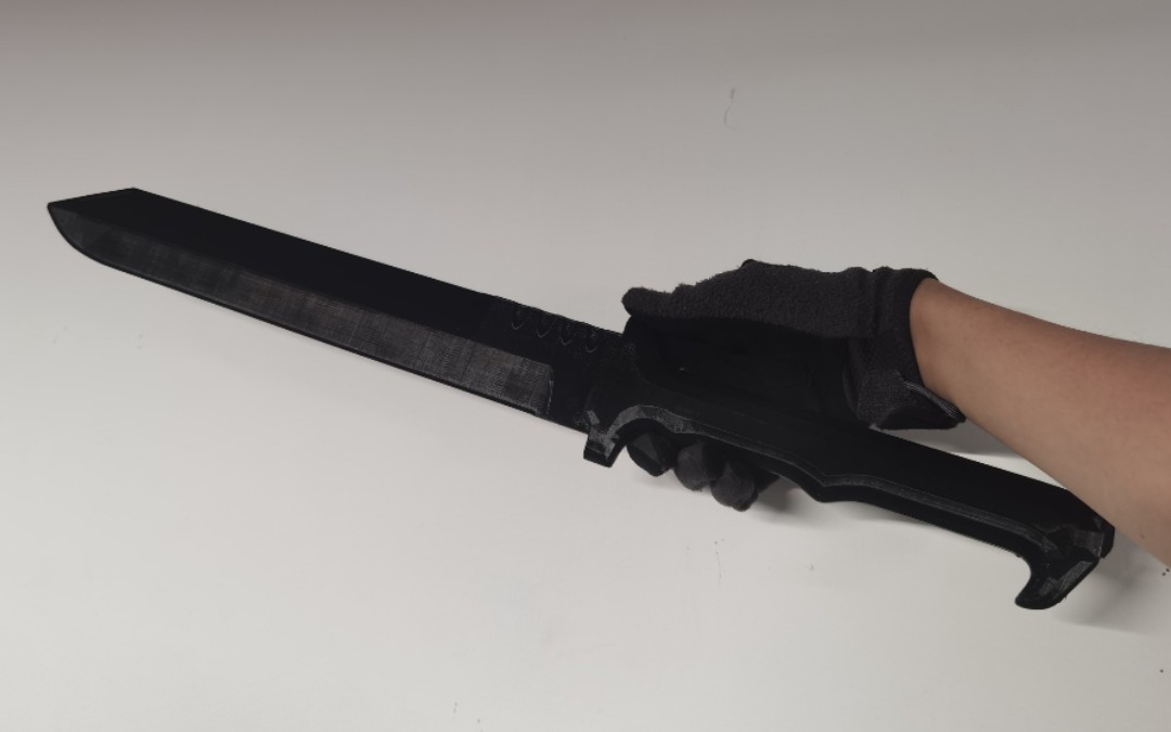 3d打印逃离塔科夫的m2战术剑!