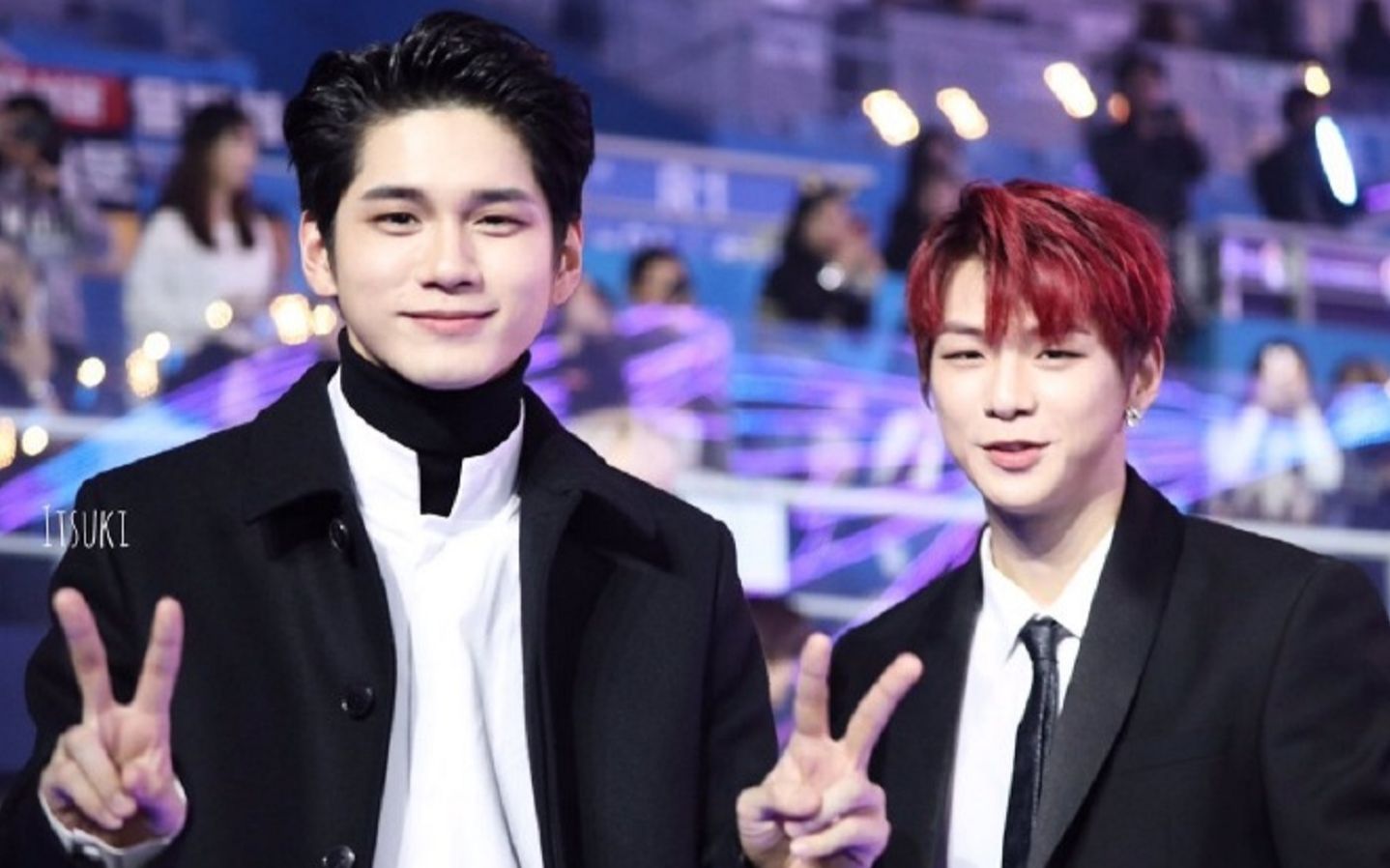 【姜丹尼尔 x 邕圣祐】181106 mga颁奖礼 发现柚子粉后把承诺把柚子