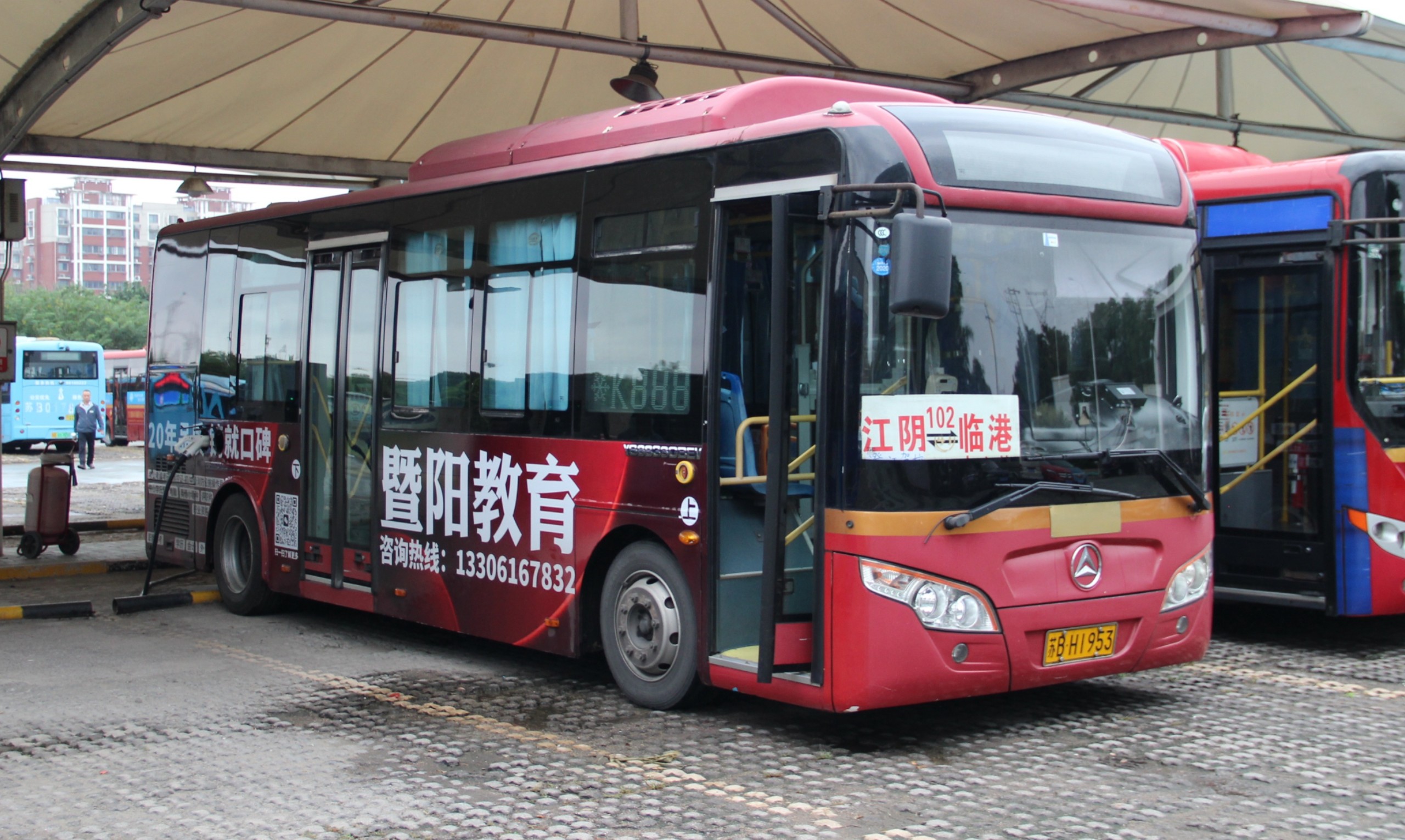 【Joe-69】初闻千阕风光好，再听夕阳意难平/纪•永远的YS6836GBEV——江阴城镇公交102路（澄江驾校→临港中心站）全程前方展望POV（倍速+原速）
