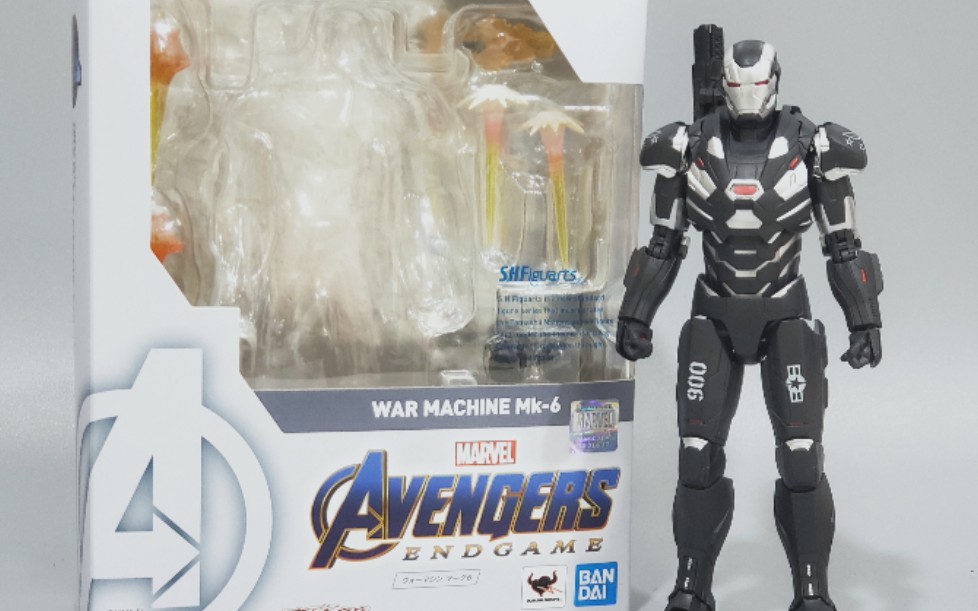 万代shf战争机器mk6反星爵006复仇者联盟4终极之战简单掰胶