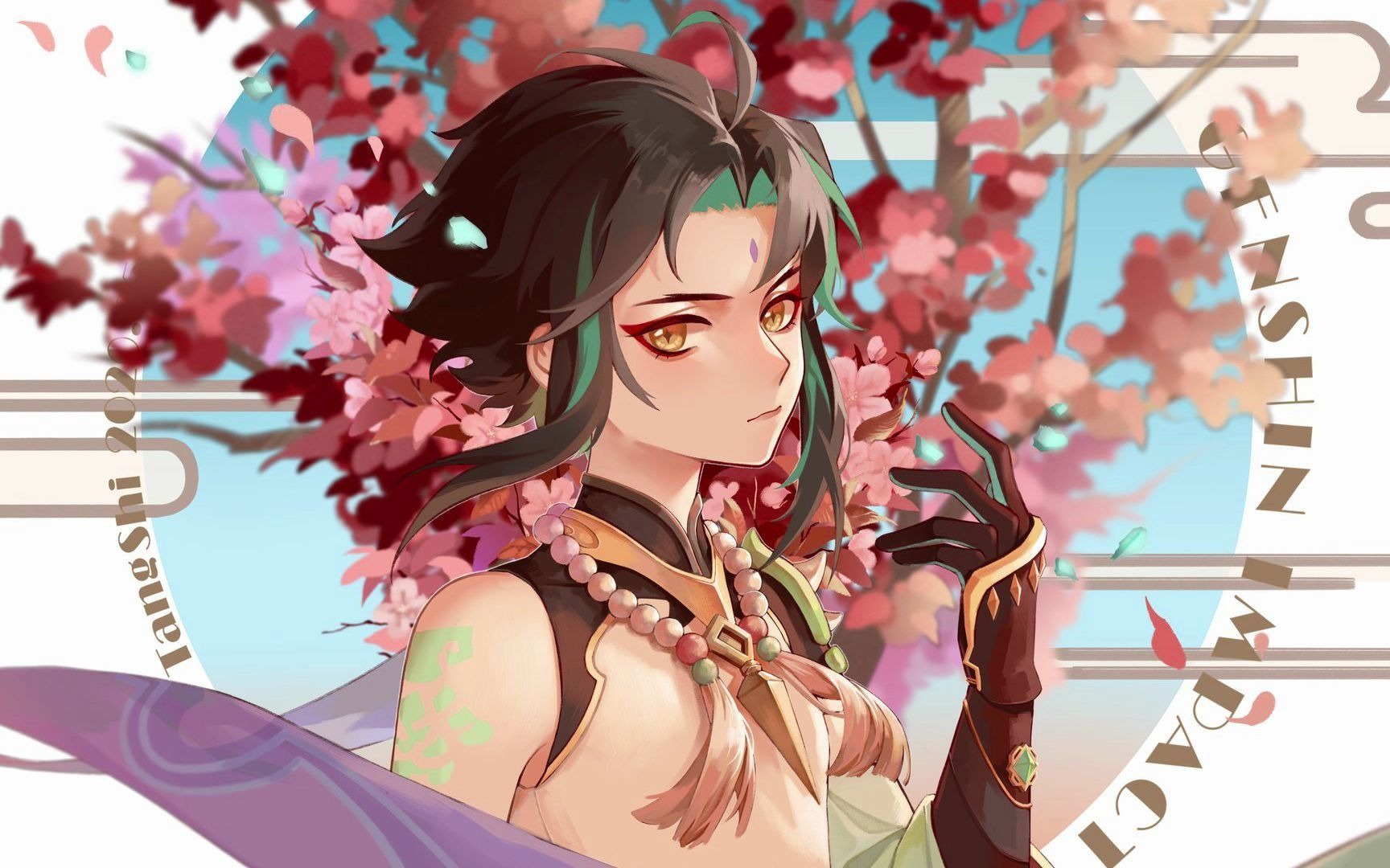 活动作品原神魈慢镜头下的魈精灵跳舞