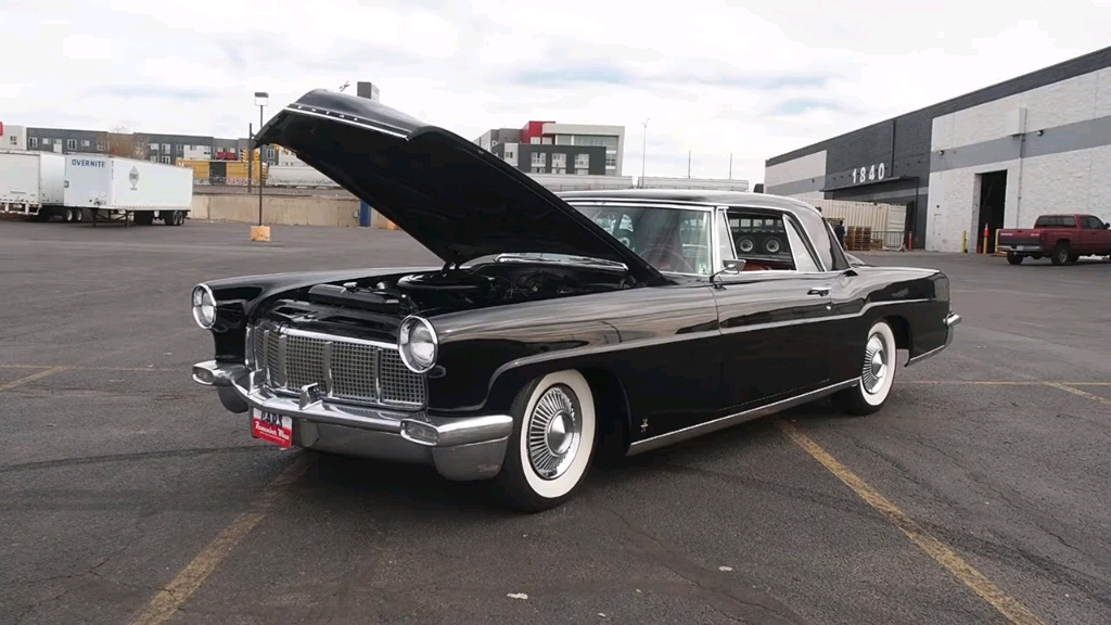 经典老式轿车 1956 林肯大陆 Lincoln Continental Coupe Mark II哔哩哔哩bilibili