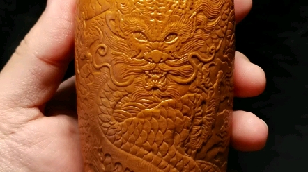 虫具棒子,葫芦押花作品《龙》共赏,李贞元出品.