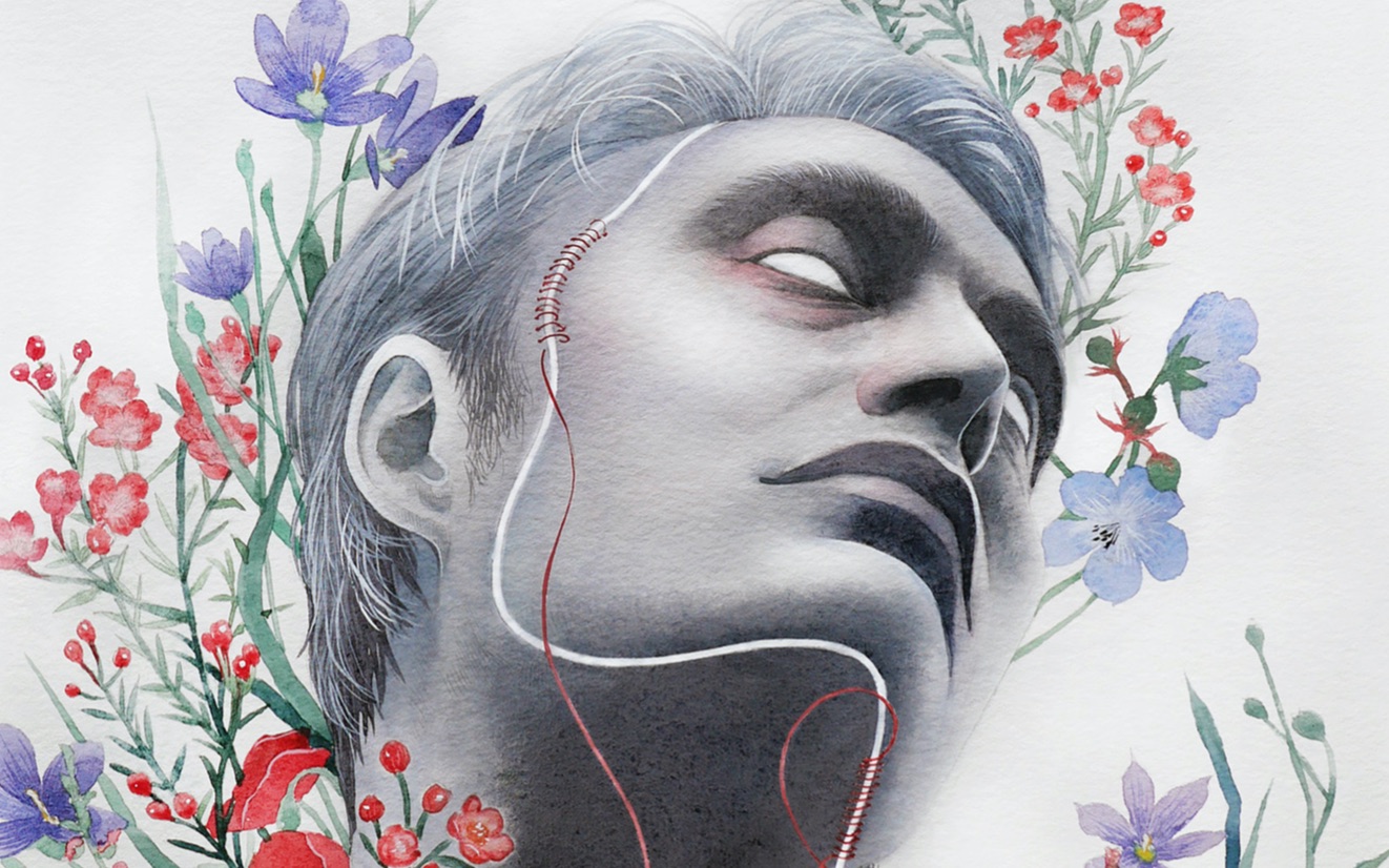 【手绘水彩】pride / mads mikkelsen / hannibal