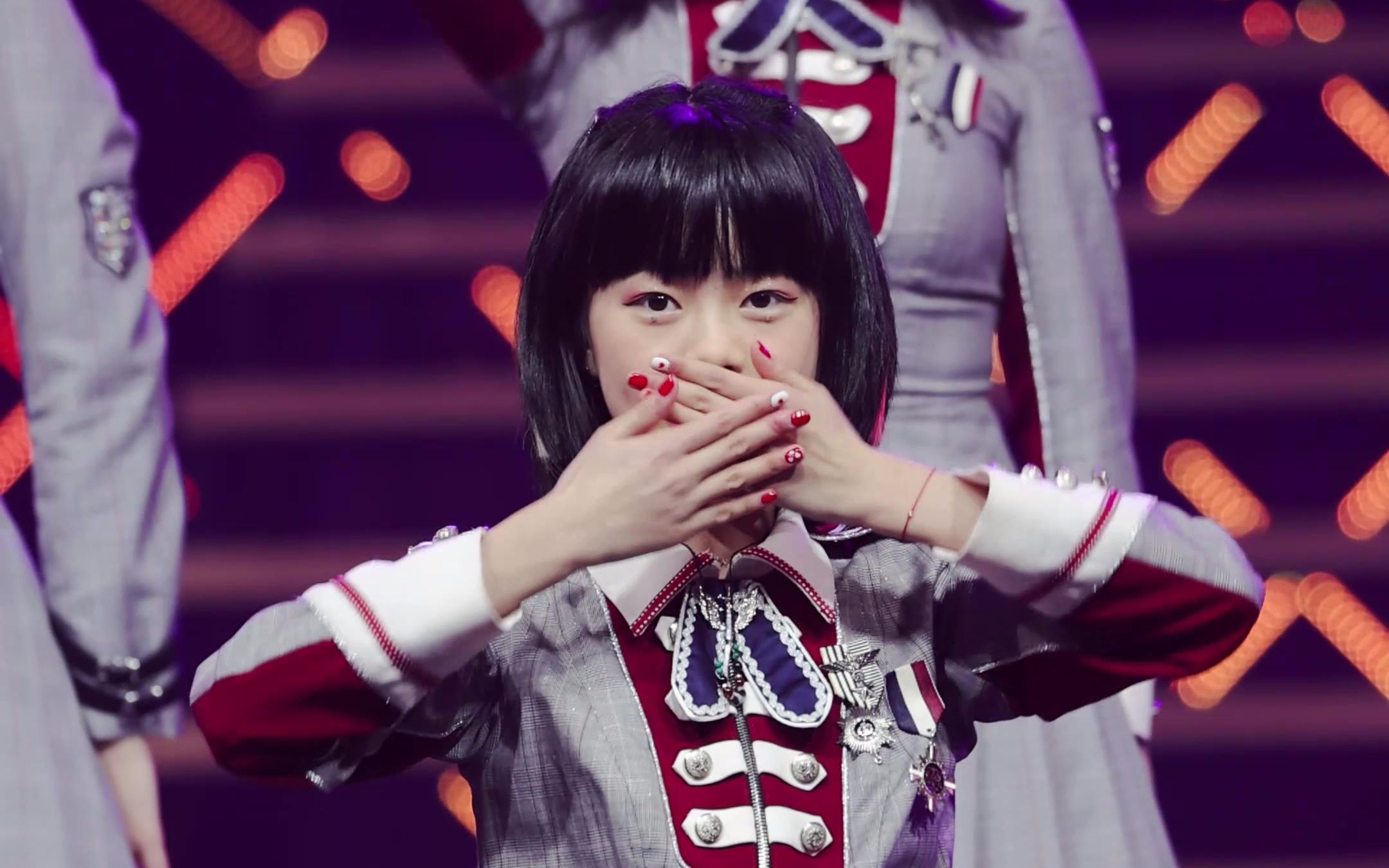 jnr48张谷伊4k公主披风直拍focus210116b50第七届snh48年度金曲大赏