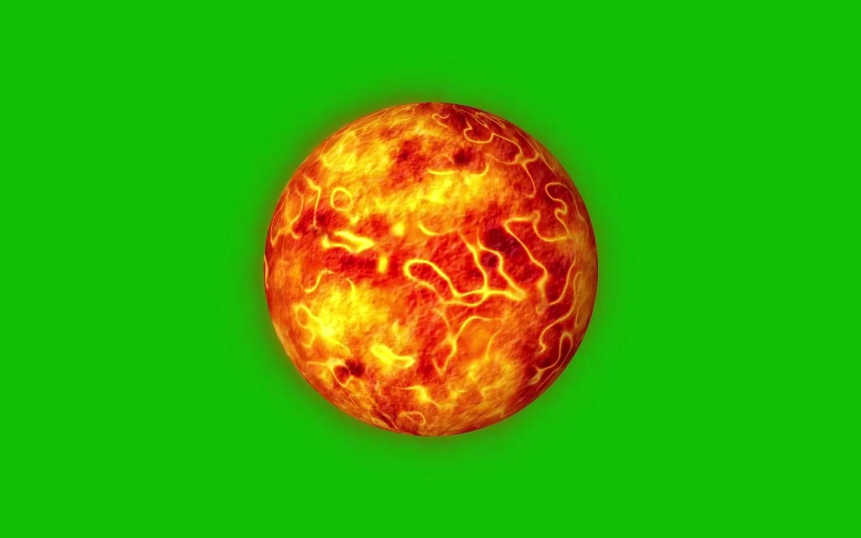 绿幕视频素材太阳