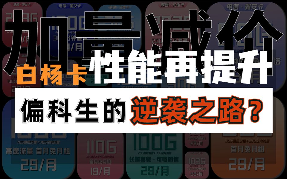 电信新品流量卡体验:20年套餐、29元100G姗姗来迟,能否成为长期套餐卡的守门员?哔哩哔哩bilibili