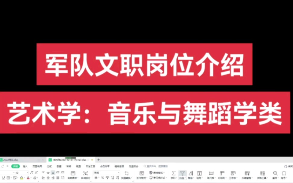 军队文职岗位介绍——艺术学:音乐与舞蹈学类哔哩哔哩bilibili