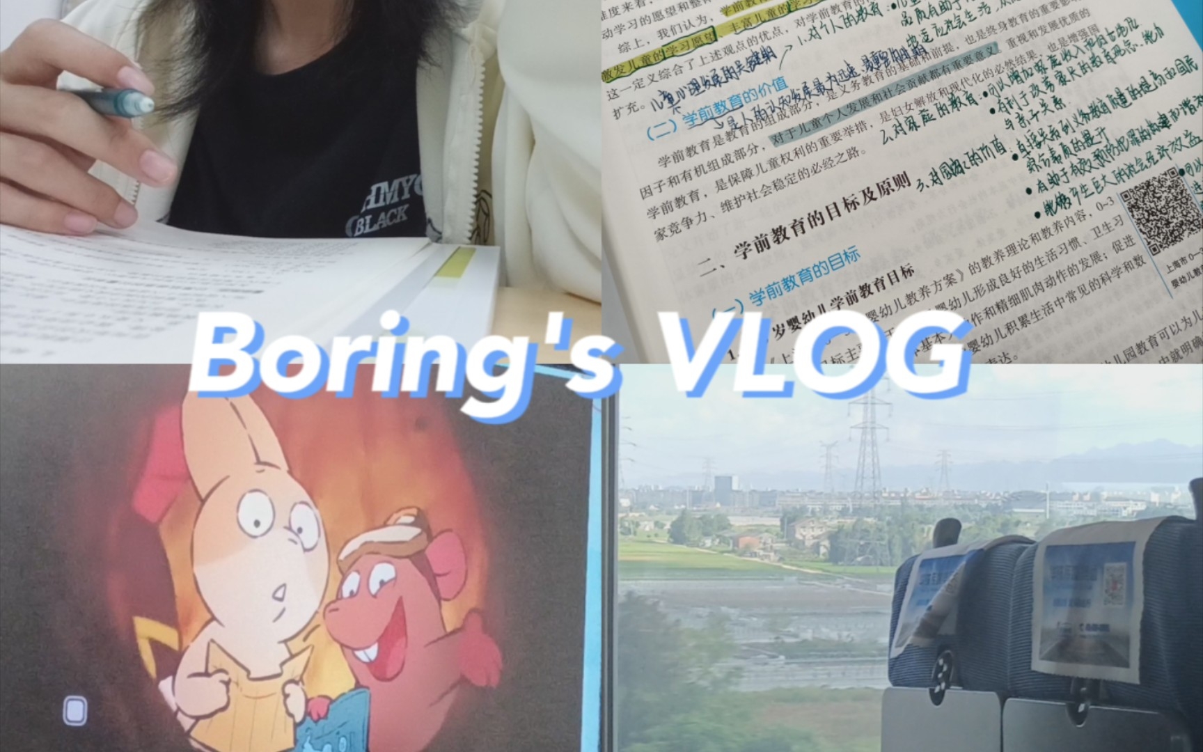 vlog10|大一新生一周日记|学前教育专业真的好多课啊|国庆回家浅休一下哔哩哔哩bilibili