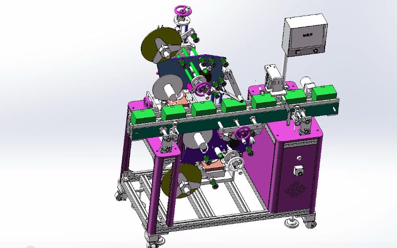 solidworks包装设备贴标机设计步骤及应用技巧哔哩哔哩bilibili