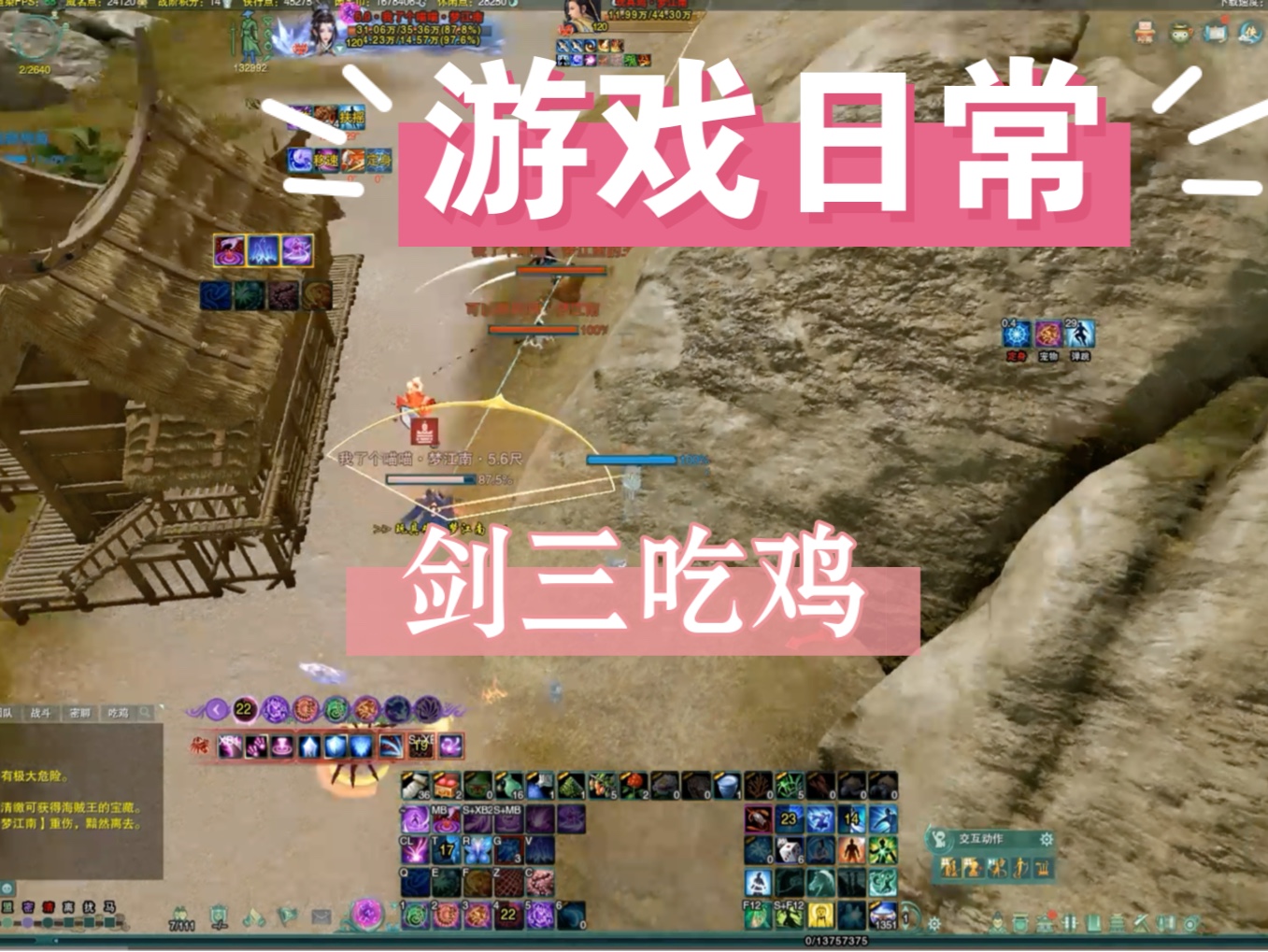 剑网三游戏日常——吃鸡