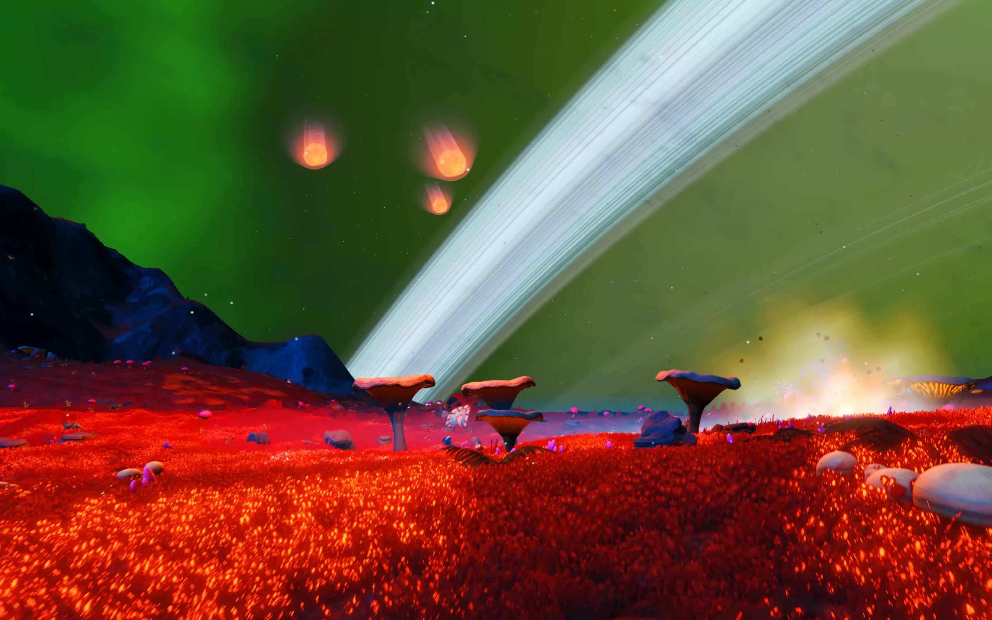 【无人深空4k】歌词唱着失落 乐曲中却平静悠闲