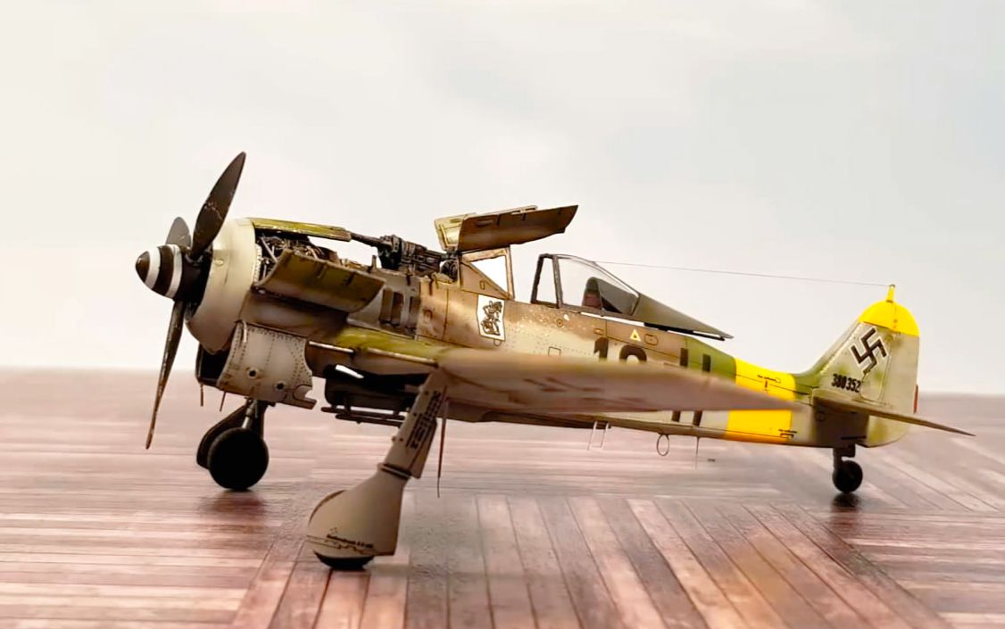 【eduard】 fw-190 a-8 模型制作(1/72)