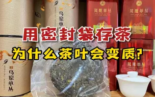 Скачать видео: 为什么用密封袋存茶会变质？这种存茶常用的方式，到底错在哪？