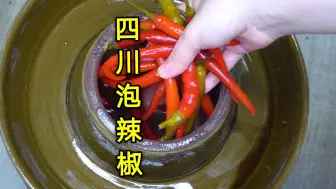 Descargar video: 四川传统泡辣椒做法，做川菜的灵魂，酸辣开胃不生花，放一年不坏