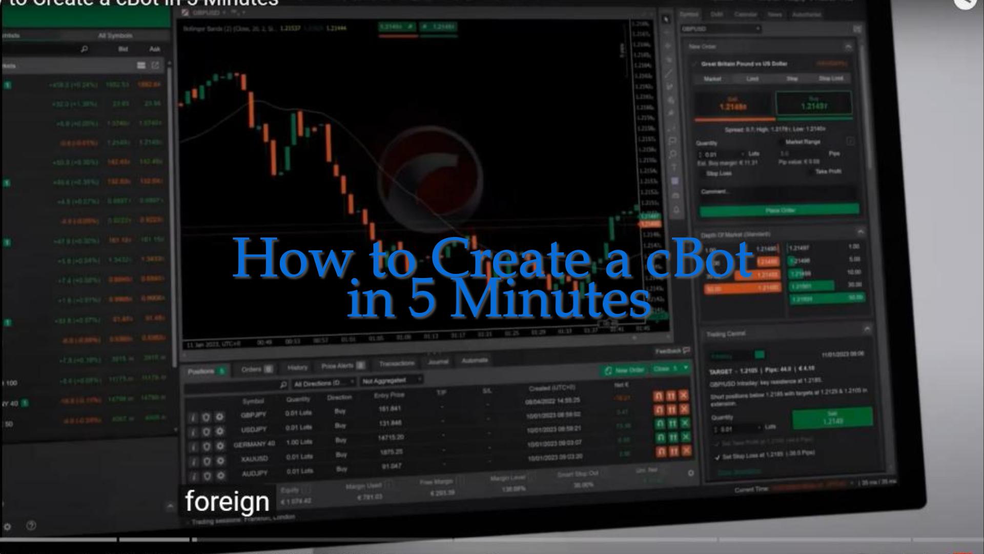如何5分钟创建cbots交易程序哔哩哔哩bilibili