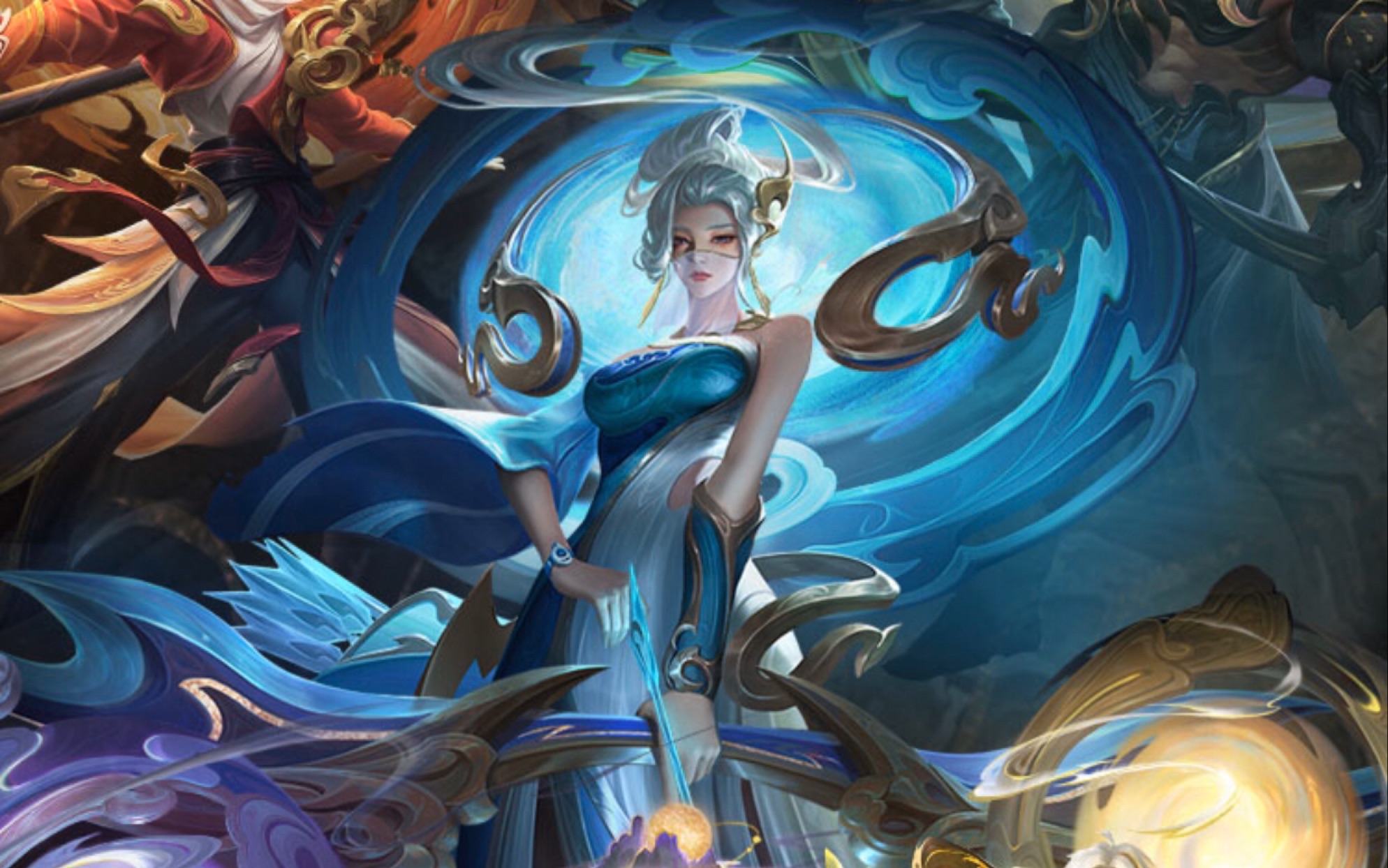 王者荣耀带队友上王者最强伽罗偶遇对面国服嫦娥会怎么样