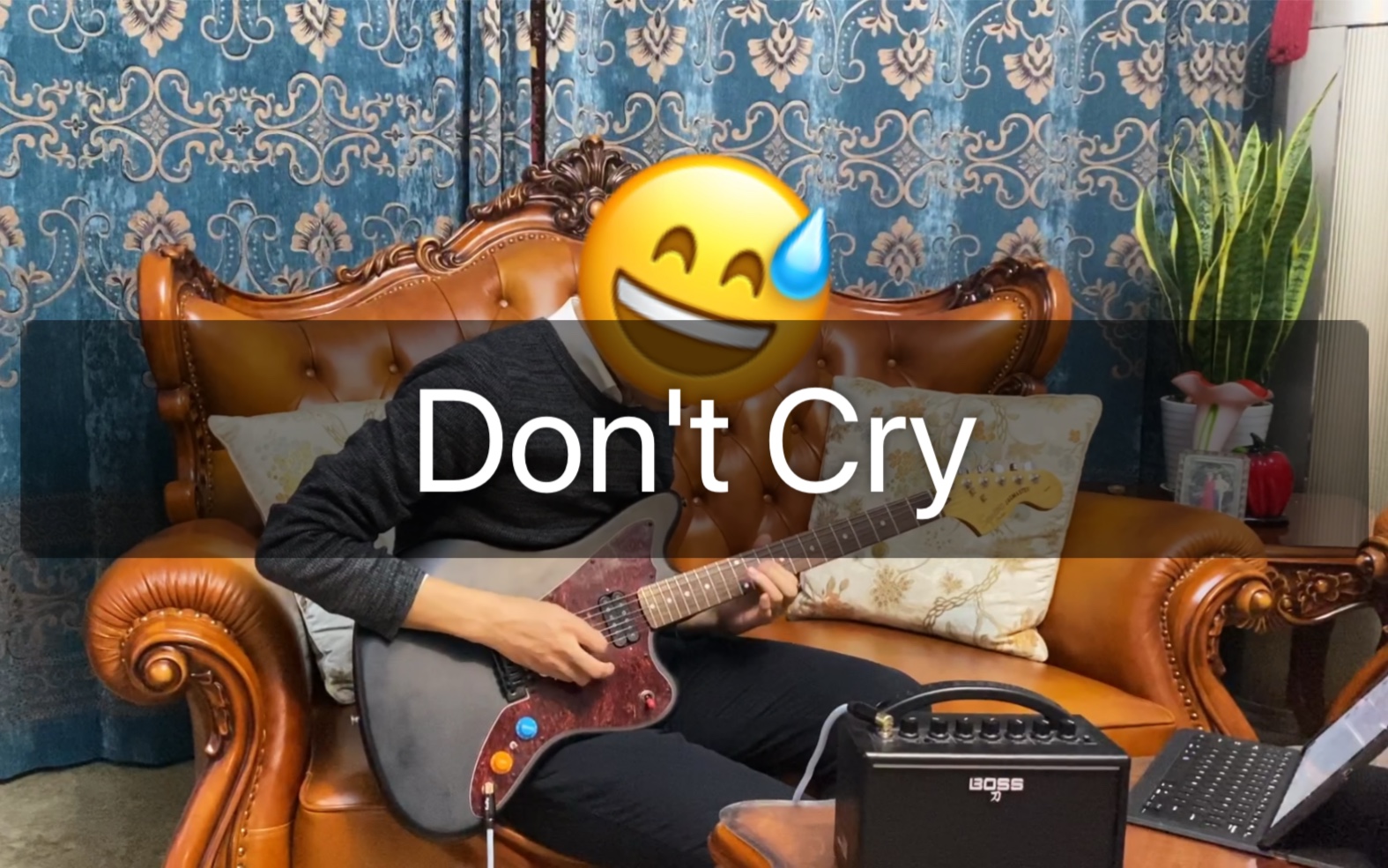 [图]自学2天的 Don't Cry 能弹成什么13样呢？