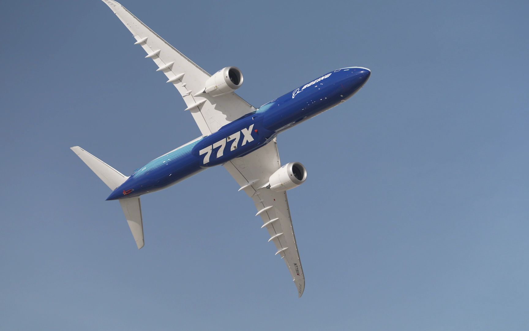 2023年迪拜航展777-9飞行表演