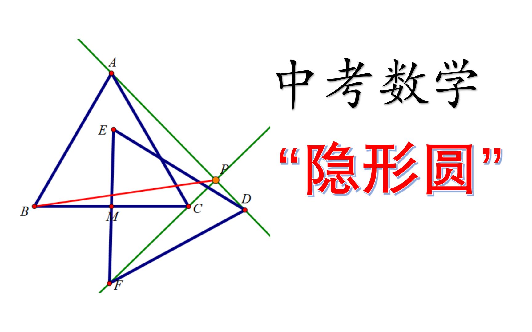 中考数学经典”隐形圆“问题,听懂的同学都说不难.哔哩哔哩bilibili