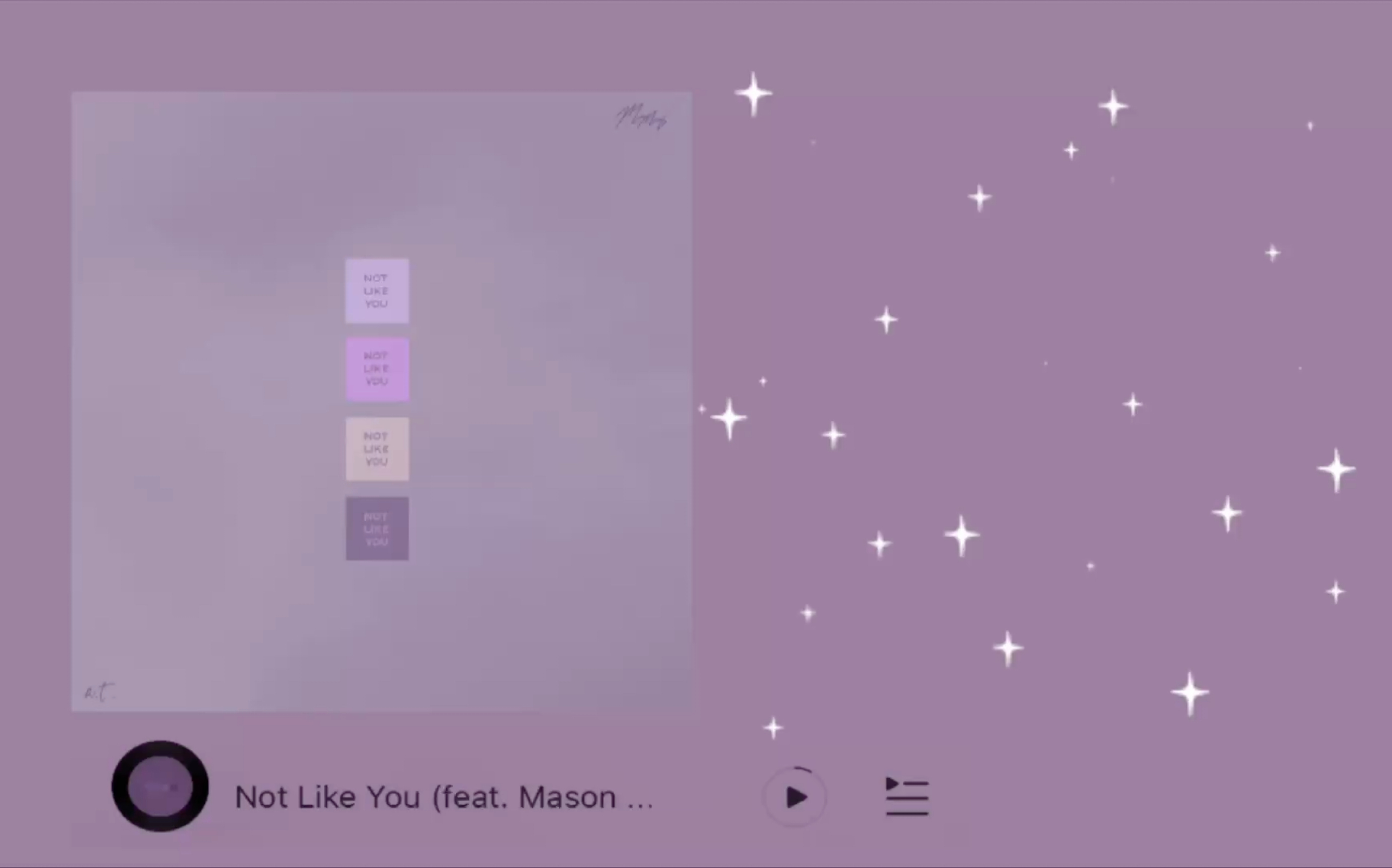 [图]日推歌曲｜宝藏小众英文单曲《Not Like You (feat. Mason Murphy)》愉快又轻松｜“我终究不是你”