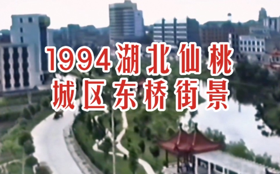 【时光记录】1994年 仙桃东桥街景 90年代 九十年代湖北省仙桃市珍贵纪实景象旧影像哔哩哔哩bilibili