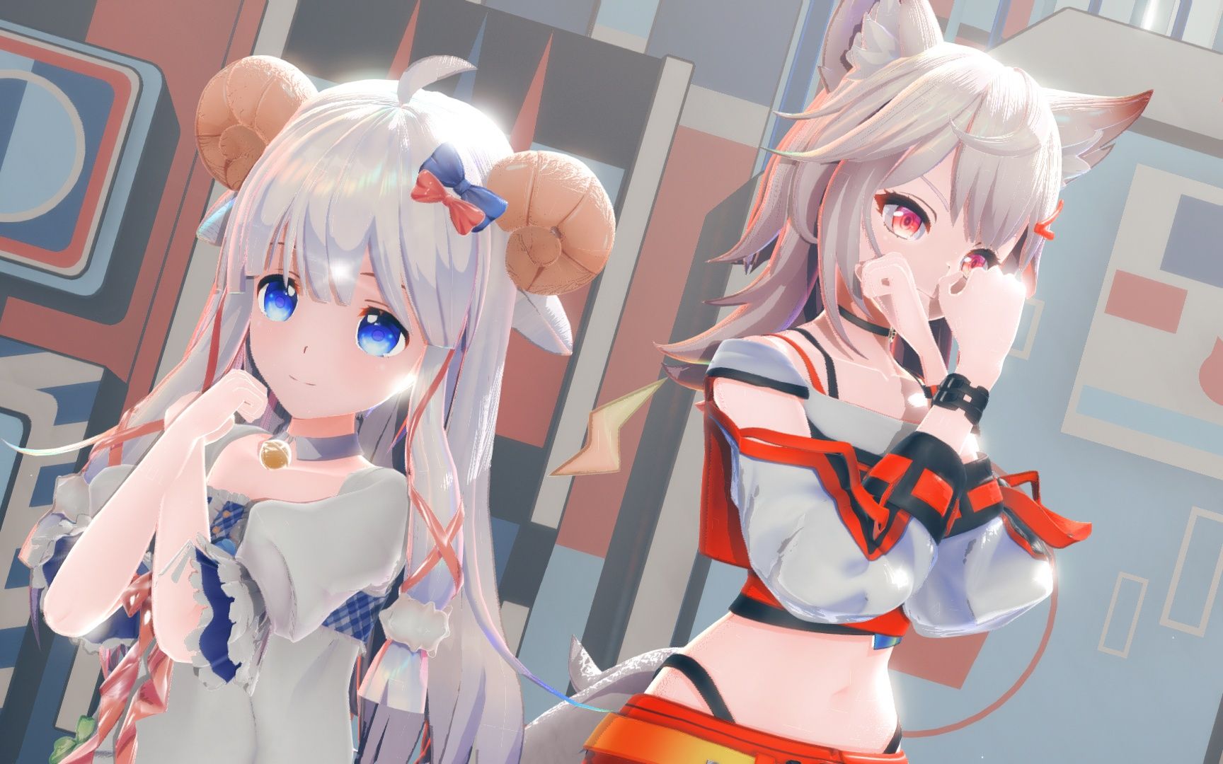 [vup/mmd]咩栗&呜米&magnet