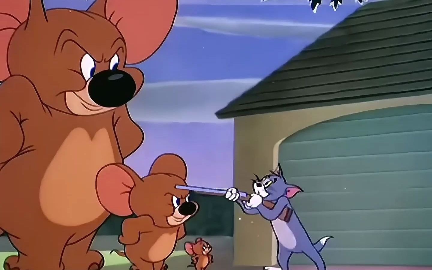 "每天一遍,防止抑郁"#猫和老鼠 最后汤姆的枪居然弯了,这种现象正常嘛