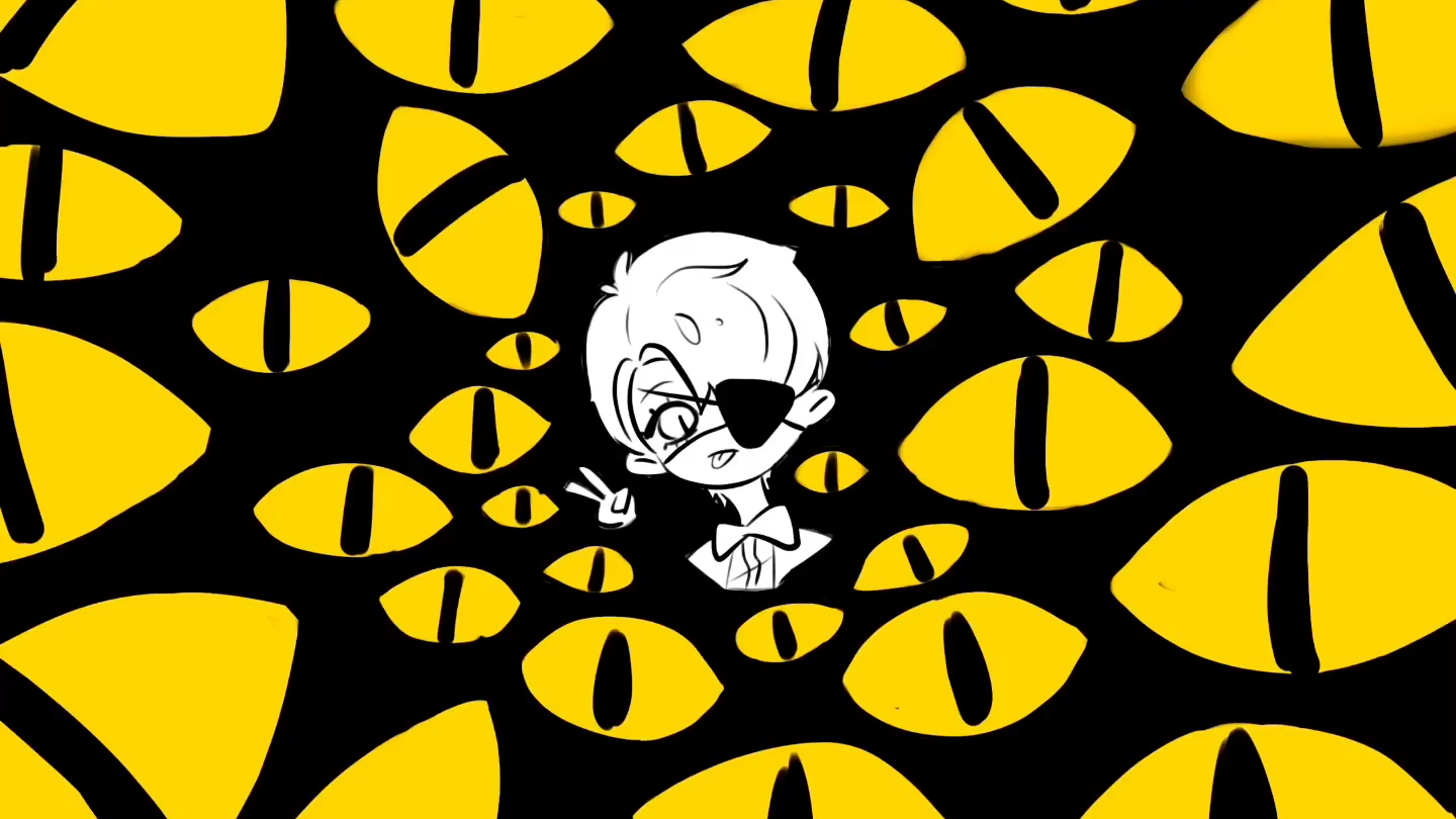 「yellow」bill cipher 怪诞小镇 比尔手书_哔哩哔哩_bilibili