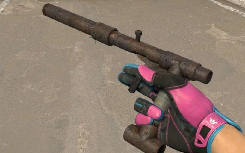 匪用水管自制的一把手枪