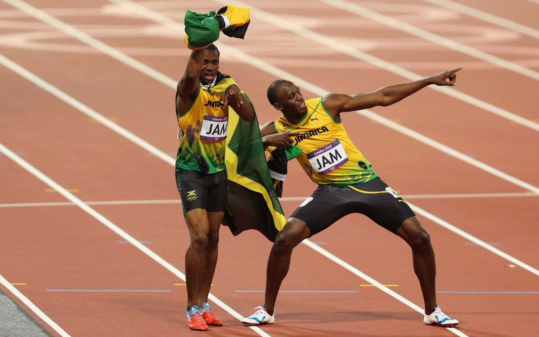 2012伦敦奥运会男子100米半决赛第3组:布雷克轻松9秒85